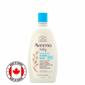 Aveeno Baby Sensitive Skin Bubble Bath with Oat Extract-532Ml