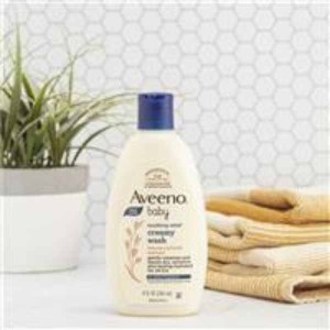 Aveeno Baby Soothing Relief Fragrance Free Creamy Wash 236mL